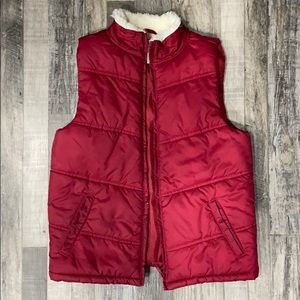 Gymboree Girls Deep Red Vest